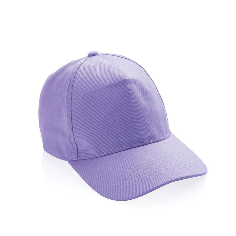 5 Panel Recycled Cotton Cap Headwear The Ethical Gift Box (DEV SITE) Lavender  