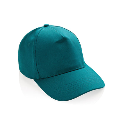 5 Panel Recycled Cotton Cap Headwear The Ethical Gift Box (DEV SITE) Verdigris  