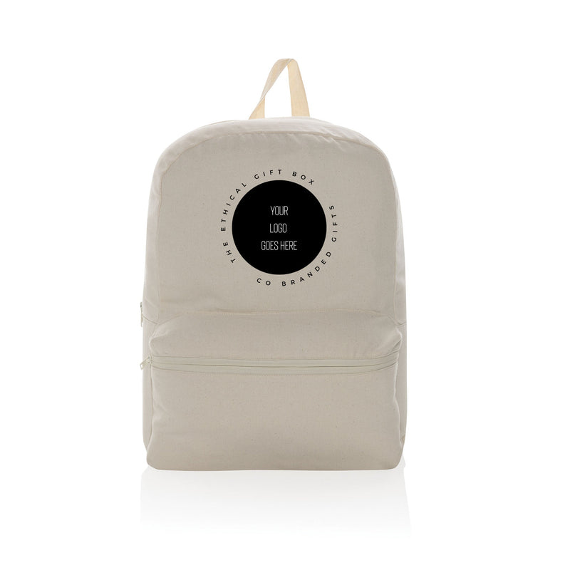 Recycled Canvas Undyed Backpack Bags The Ethical Gift Box (DEV SITE)   