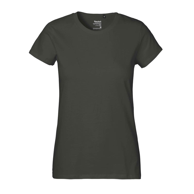 Womens Classic Organic Cotton T-Shirt Tops & Tees The Ethical Gift Box (DEV SITE) Charcoal XS 