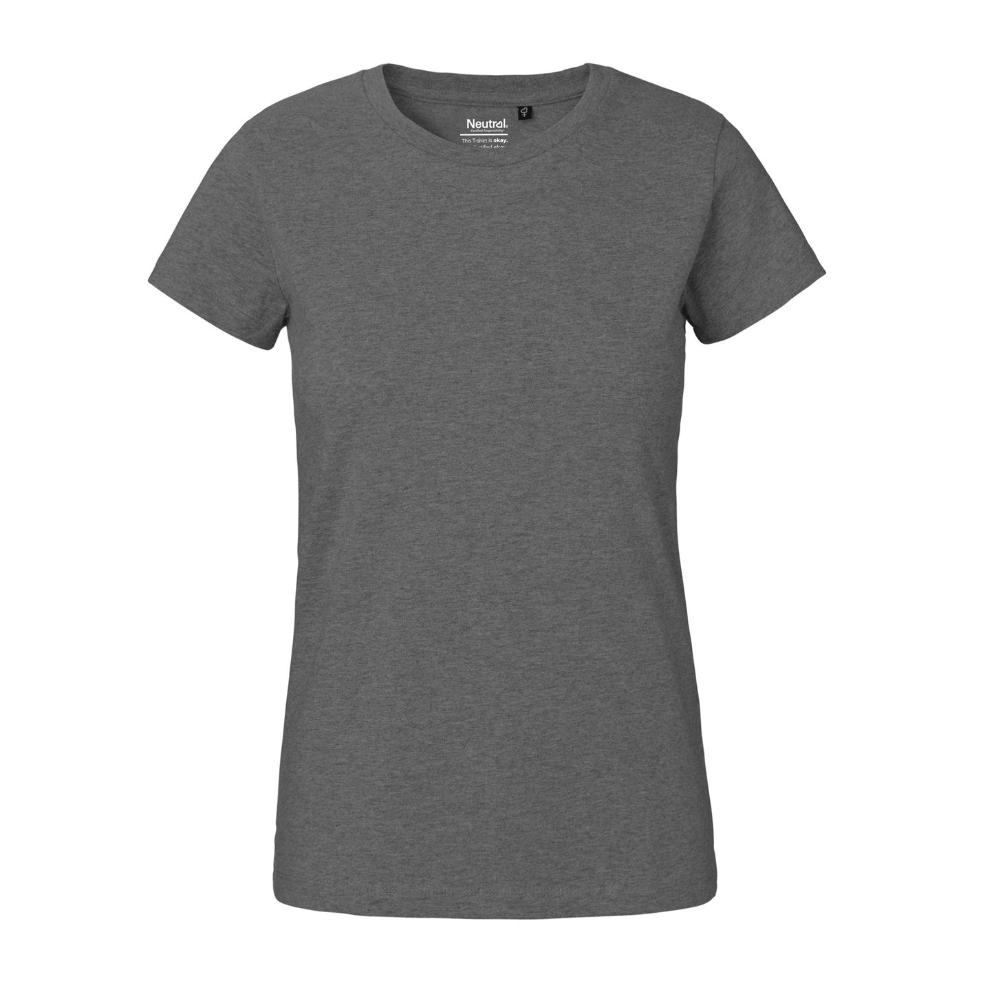 Womens Classic Organic Cotton T-Shirt Tops & Tees The Ethical Gift Box (DEV SITE) Dark Heather XS 
