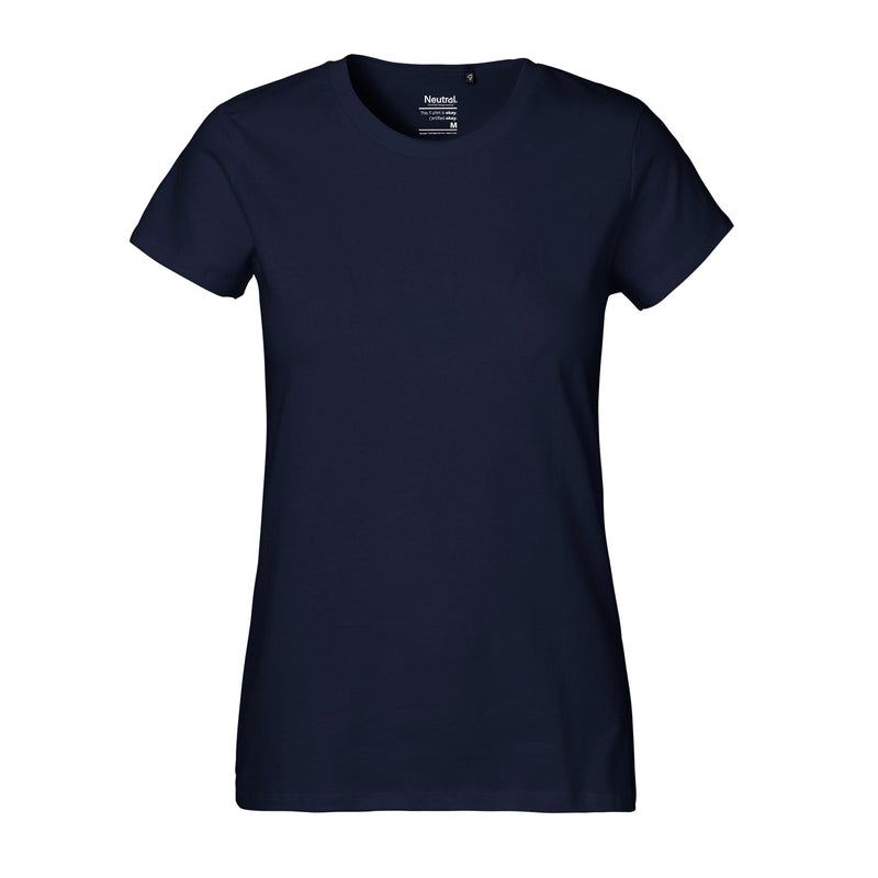 Womens Classic Organic Cotton T-Shirt Tops & Tees The Ethical Gift Box (DEV SITE) Navy XS 