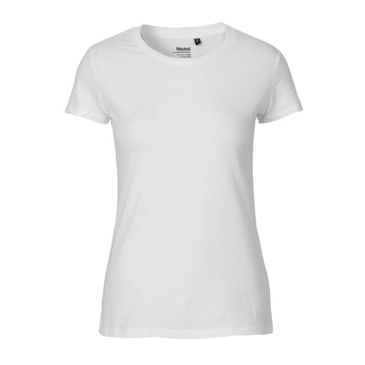 Womens Fit Organic Cotton T-Shirt Tops & Tees The Ethical Gift Box (DEV SITE) White XS 