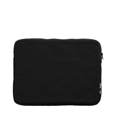 Organic Cotton Lap Top Bag 15" Bags The Ethical Gift Box (DEV SITE) Black  