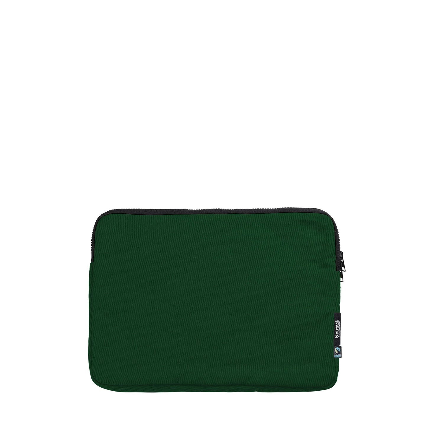 Organic Cotton Lap Top Bag 13" Bags The Ethical Gift Box (DEV SITE) Bottle Green  