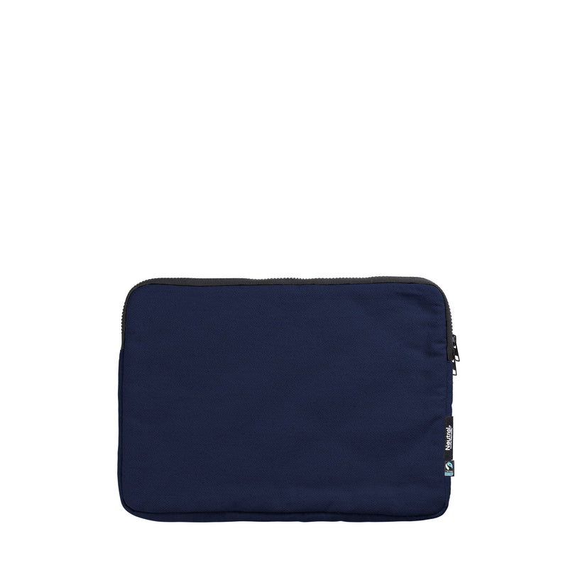 Organic Cotton Lap Top Bag 13" Bags The Ethical Gift Box (DEV SITE) Navy  