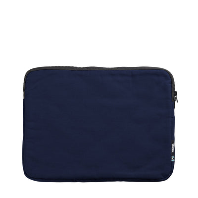 Organic Cotton Lap Top Bag 15" Bags The Ethical Gift Box (DEV SITE) Navy  