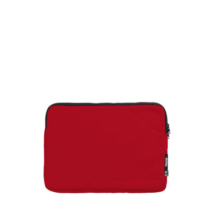 Organic Cotton Lap Top Bag 13" Bags The Ethical Gift Box (DEV SITE) Red  