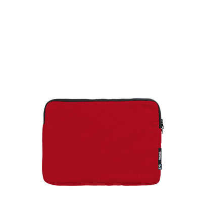 Organic Cotton Lap Top Bag 13" Bags The Ethical Gift Box (DEV SITE) Red  