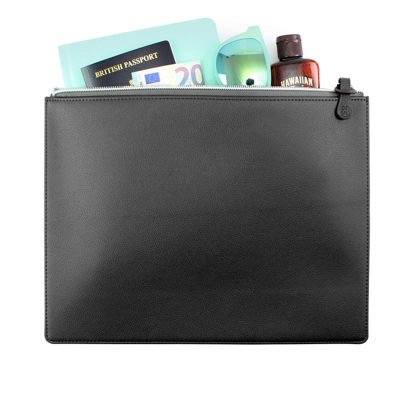 Como Large Zipped Pouch Accessories The Ethical Gift Box (DEV SITE) Black  