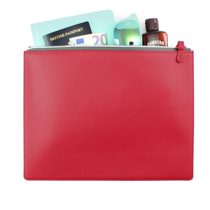 Como Large Zipped Pouch Accessories The Ethical Gift Box (DEV SITE) Raspberry  