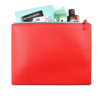 Como Large Zipped Pouch Accessories The Ethical Gift Box (DEV SITE) Red  