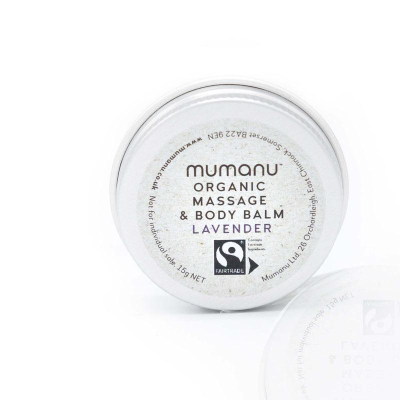 Organic Massage & Body Balm - Lavender (15g) Grab & Go Mumanu   