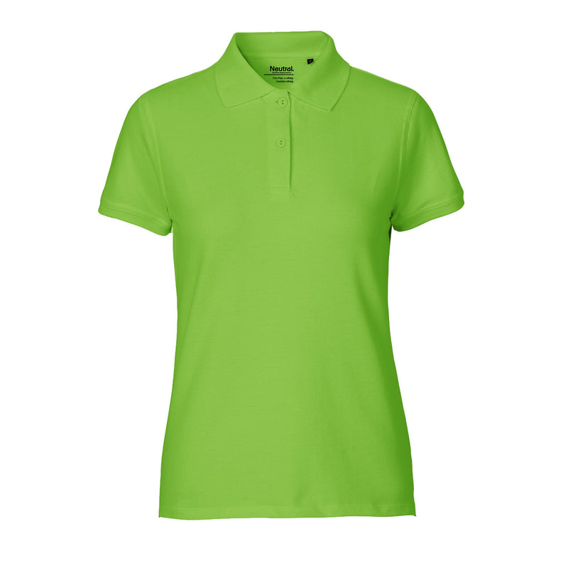 Ladies Classic Organic Cotton Polo Tops & Tees The Ethical Gift Box (DEV SITE) Lime XS 