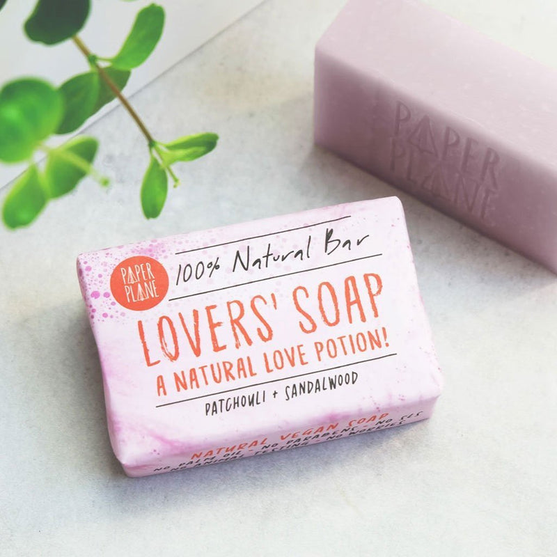 Lovers’ Soap 100% Natural Vegan Plastic Free Grab & Go Paper Plane   