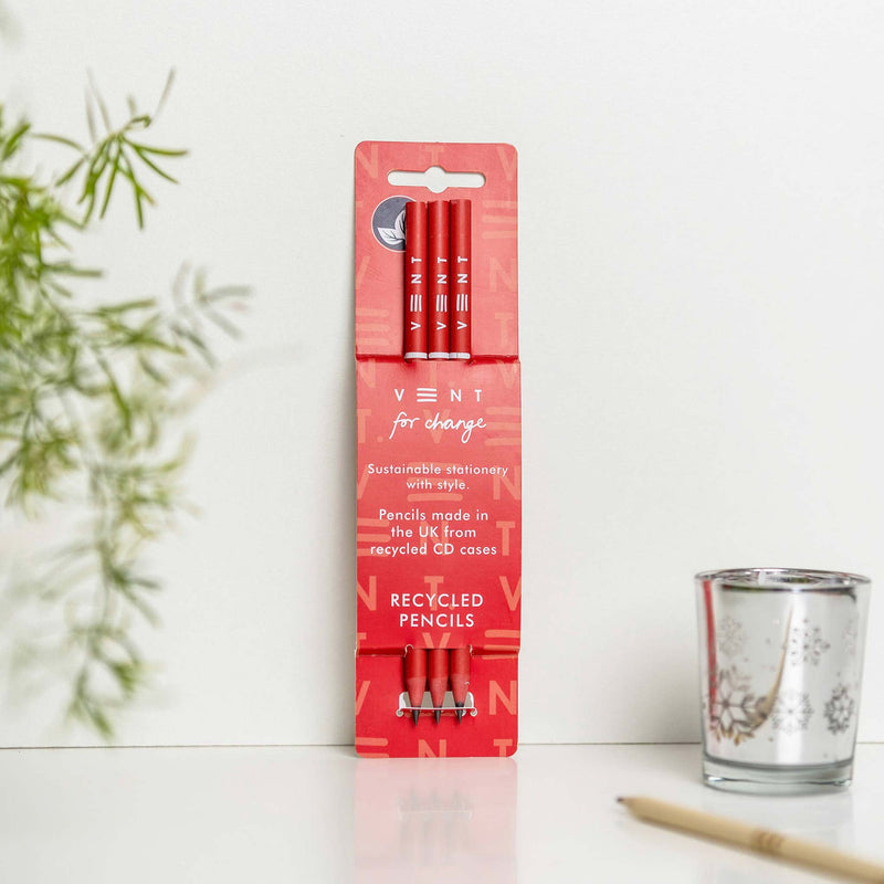 Recycled Make A Mark Pencils - Red  Vent For Change   