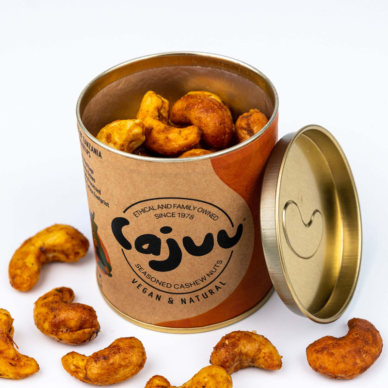 Mango Moa Cashew Nuts Tube (80g) Grab & Go Cajuu   