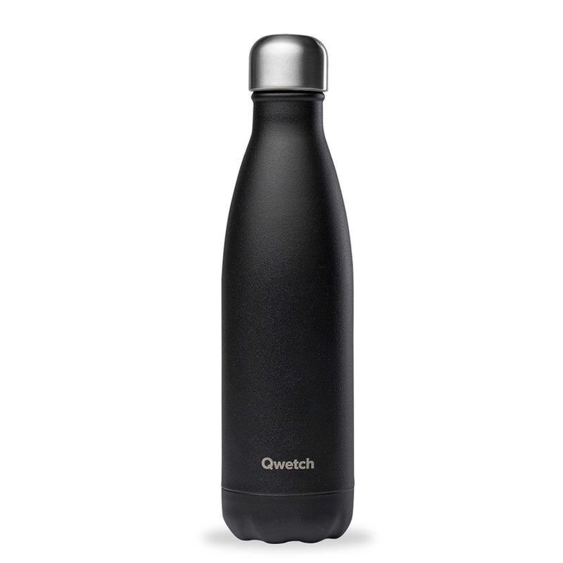 Qwetch Isothermal Bottle Matt Black - 500ml Grab & Go Qwetch   