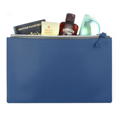 Como Medium Zipped Pouch Accessories The Ethical Gift Box (DEV SITE) Blue  