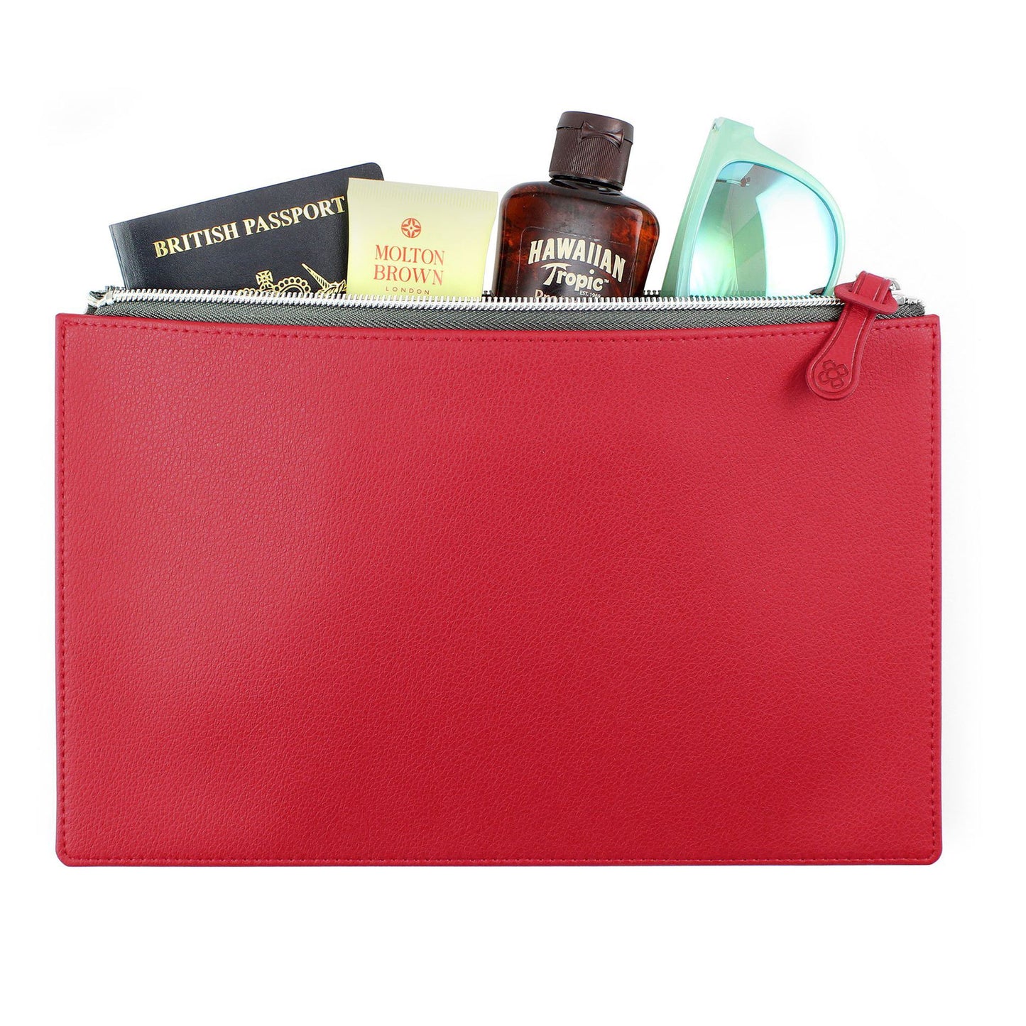 Como Medium Zipped Pouch Accessories The Ethical Gift Box (DEV SITE) Raspberry  