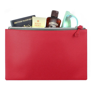 Como Medium Zipped Pouch Accessories The Ethical Gift Box (DEV SITE) Raspberry  