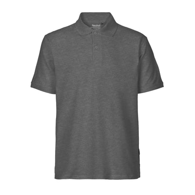 Mens Classic Organic Cotton Polo Tops & Tees The Ethical Gift Box (DEV SITE) Dark Heather XS 