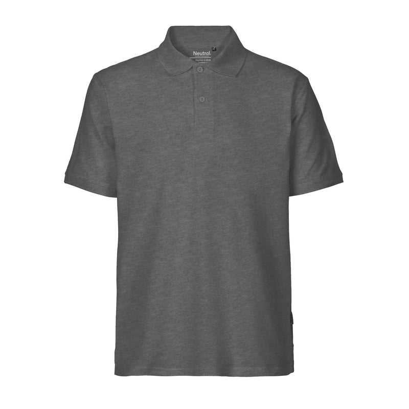 Mens Classic Organic Cotton Polo Tops & Tees The Ethical Gift Box (DEV SITE) Dark Heather XS 