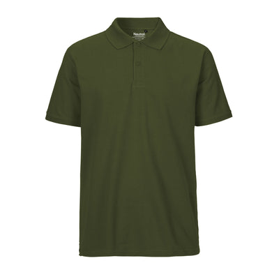 Mens Classic Organic Cotton Polo Tops & Tees The Ethical Gift Box (DEV SITE) Military XS 