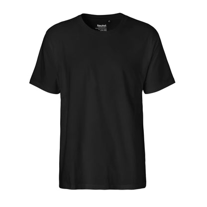 Mens Classic Organic Cotton T-Shirt Tops & Tees The Ethical Gift Box (DEV SITE) Black S 