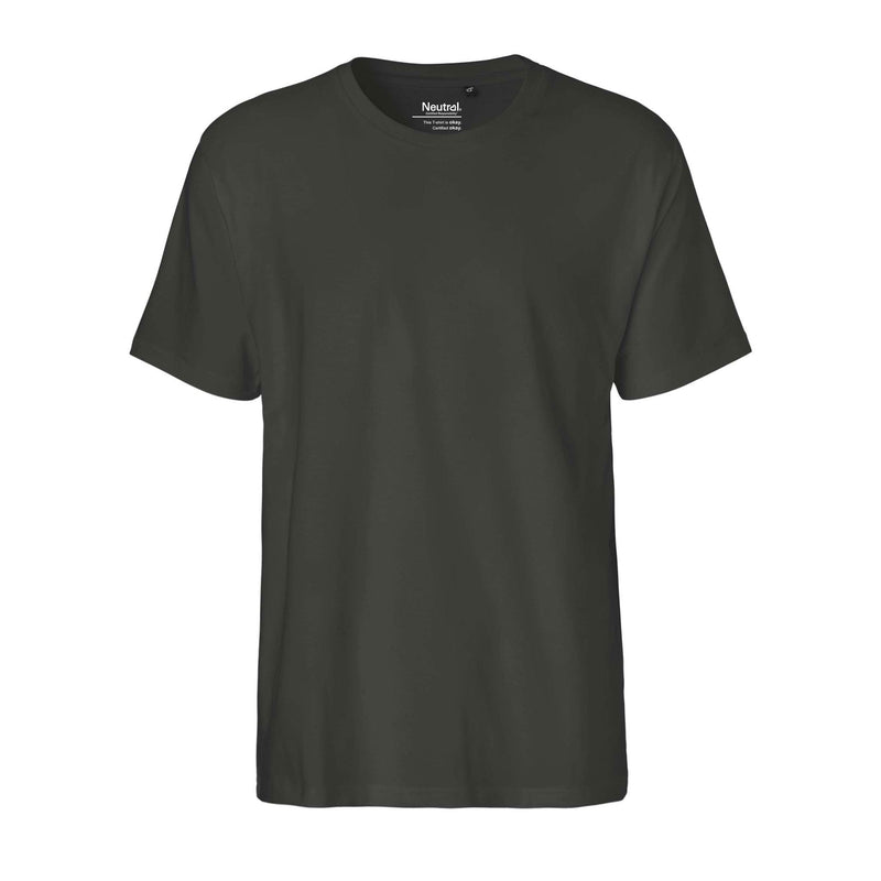 Mens Classic Organic Cotton T-Shirt Tops & Tees The Ethical Gift Box (DEV SITE) Charcoal S 