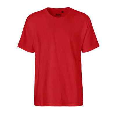 Mens Classic Organic Cotton T-Shirt Tops & Tees The Ethical Gift Box (DEV SITE) Red S 