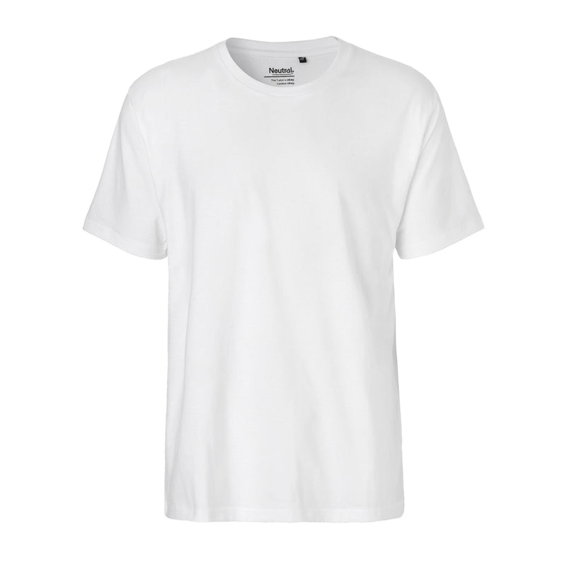 Mens Classic Organic Cotton T-Shirt Tops & Tees The Ethical Gift Box (DEV SITE) White S 