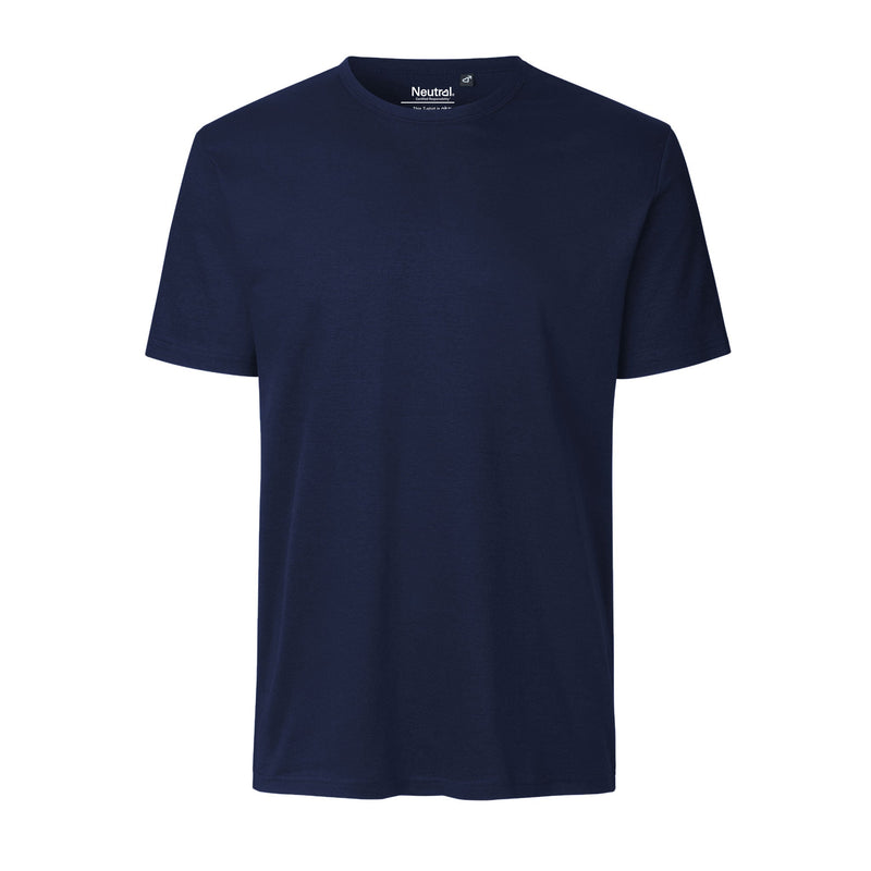 Mens Organic Cotton Interlock T-Shirt Tops & Tees The Ethical Gift Box (DEV SITE) Navy S 
