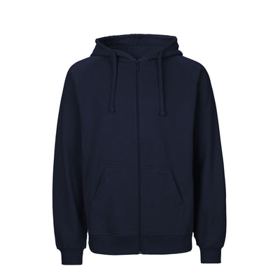 Unisex Tiger Cotton Hoodie w Zip Tops & Tees The Ethical Gift Box (DEV SITE) Navy XS 
