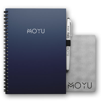 Erasable Stone Paper A5 Notebook 18 Notebooks & Pens The Ethical Gift Box (DEV SITE) New Navy  