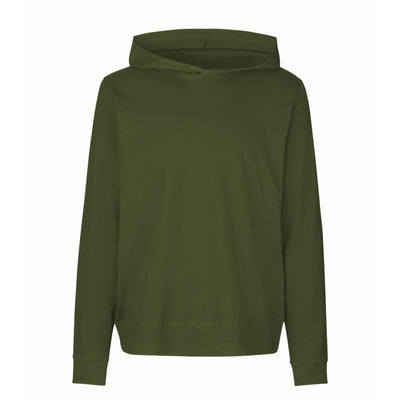 Unisex Organic Cotton Jersey Hoodie Tops & Tees The Ethical Gift Box (DEV SITE) Military XS 