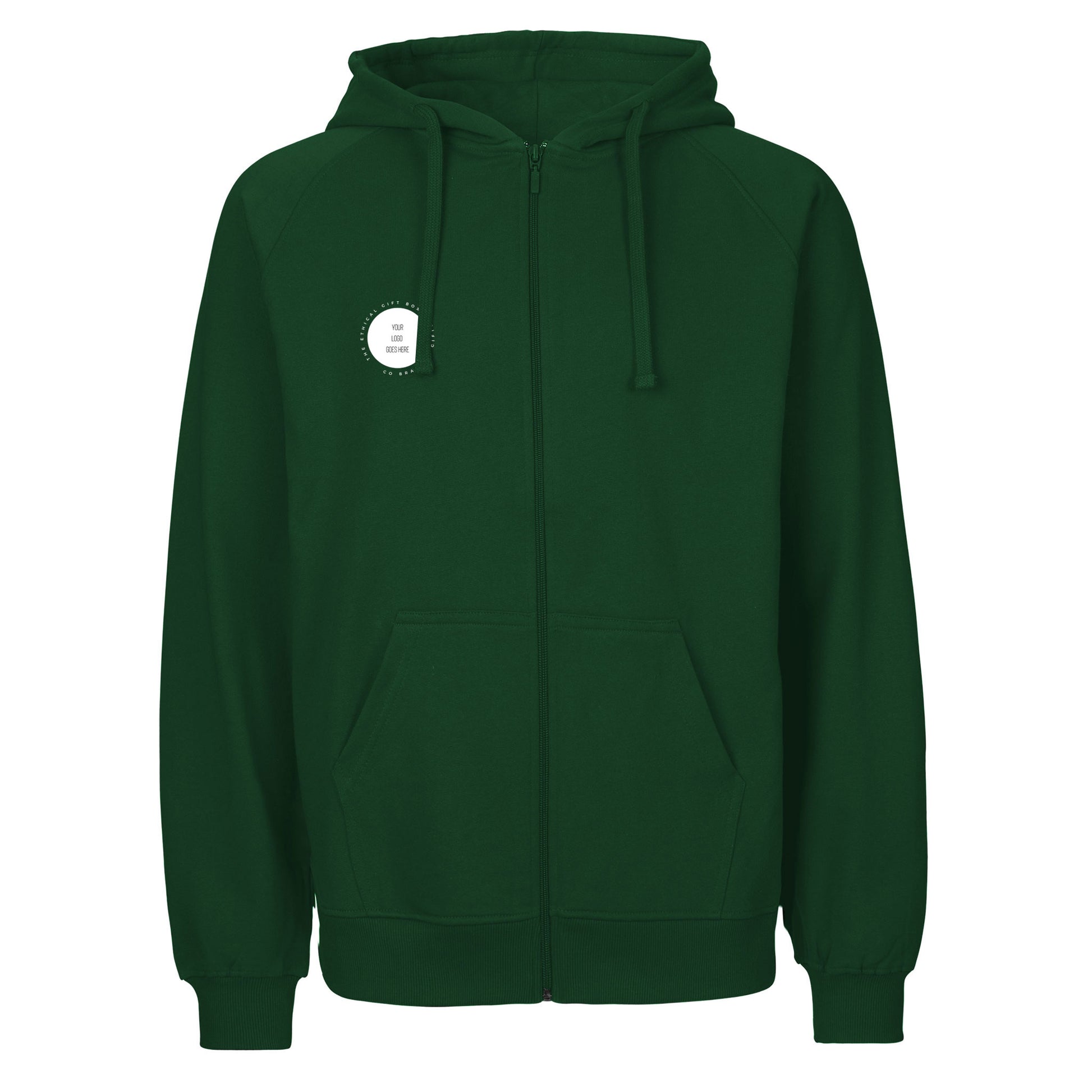 Mens Organic Cotton Hoodie With Zip Tops & Tees The Ethical Gift Box (DEV SITE)   