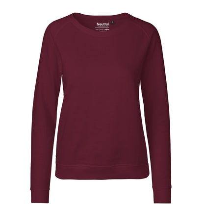 Womens Organic Cotton Sweatshirt Tops & Tees The Ethical Gift Box (DEV SITE) Bordeaux XS 