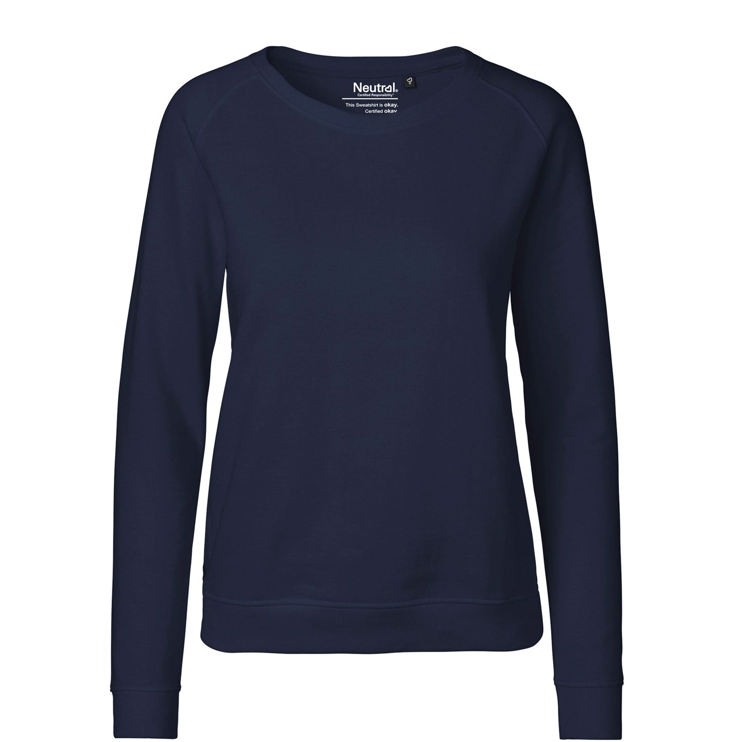 Womens Organic Cotton Sweatshirt Tops & Tees The Ethical Gift Box (DEV SITE) Navy XS 