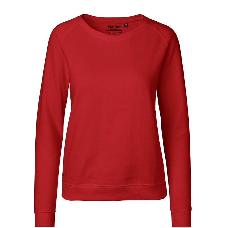 Womens Organic Cotton Sweatshirt Tops & Tees The Ethical Gift Box (DEV SITE) Red XS 