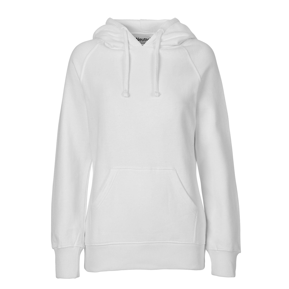 Womens Organic Cotton Jersey Hoodie Tops & Tees The Ethical Gift Box (DEV SITE) White XS 