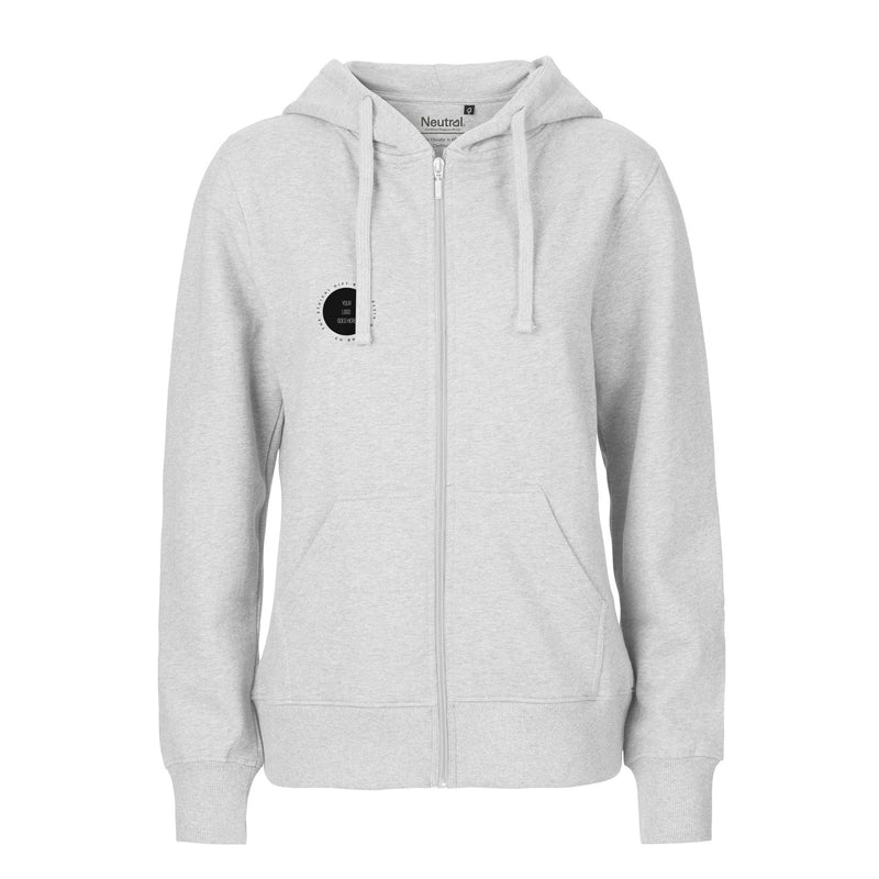 Womens Organic Cotton Jersey Hoodie W Zip Tops & Tees The Ethical Gift Box (DEV SITE)   