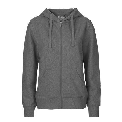 Womens Organic Cotton Jersey Hoodie W Zip Tops & Tees The Ethical Gift Box (DEV SITE) Dusty Heather XS 