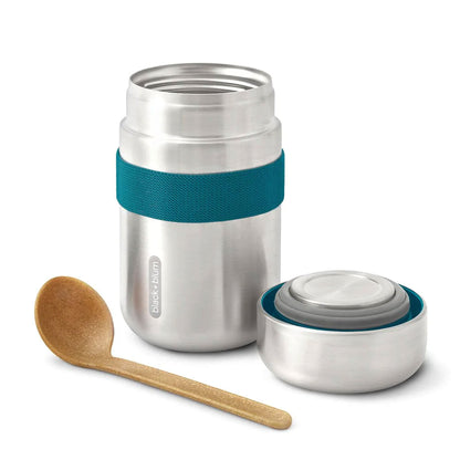 Black & Blum Stainless Food Flask 400ml Water Bottles & Flasks The Ethical Gift Box (DEV SITE) Ocean  