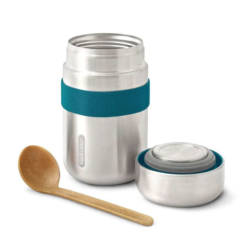 Black & Blum Stainless Food Flask 400ml Water Bottles & Flasks The Ethical Gift Box (DEV SITE) Ocean  