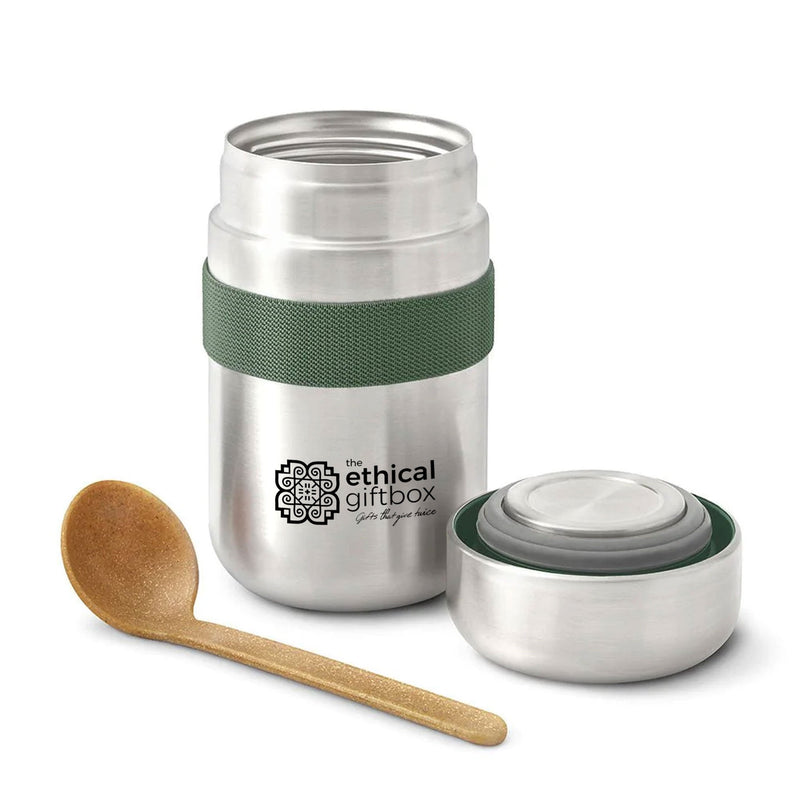 Black & Blum Stainless Food Flask 400ml Water Bottles & Flasks The Ethical Gift Box (DEV SITE)   