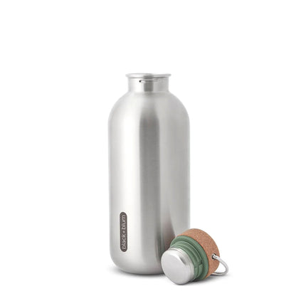 Black & Blum Steel Bottle 600ml Water Bottles & Flasks The Ethical Gift Box (DEV SITE) Olive  