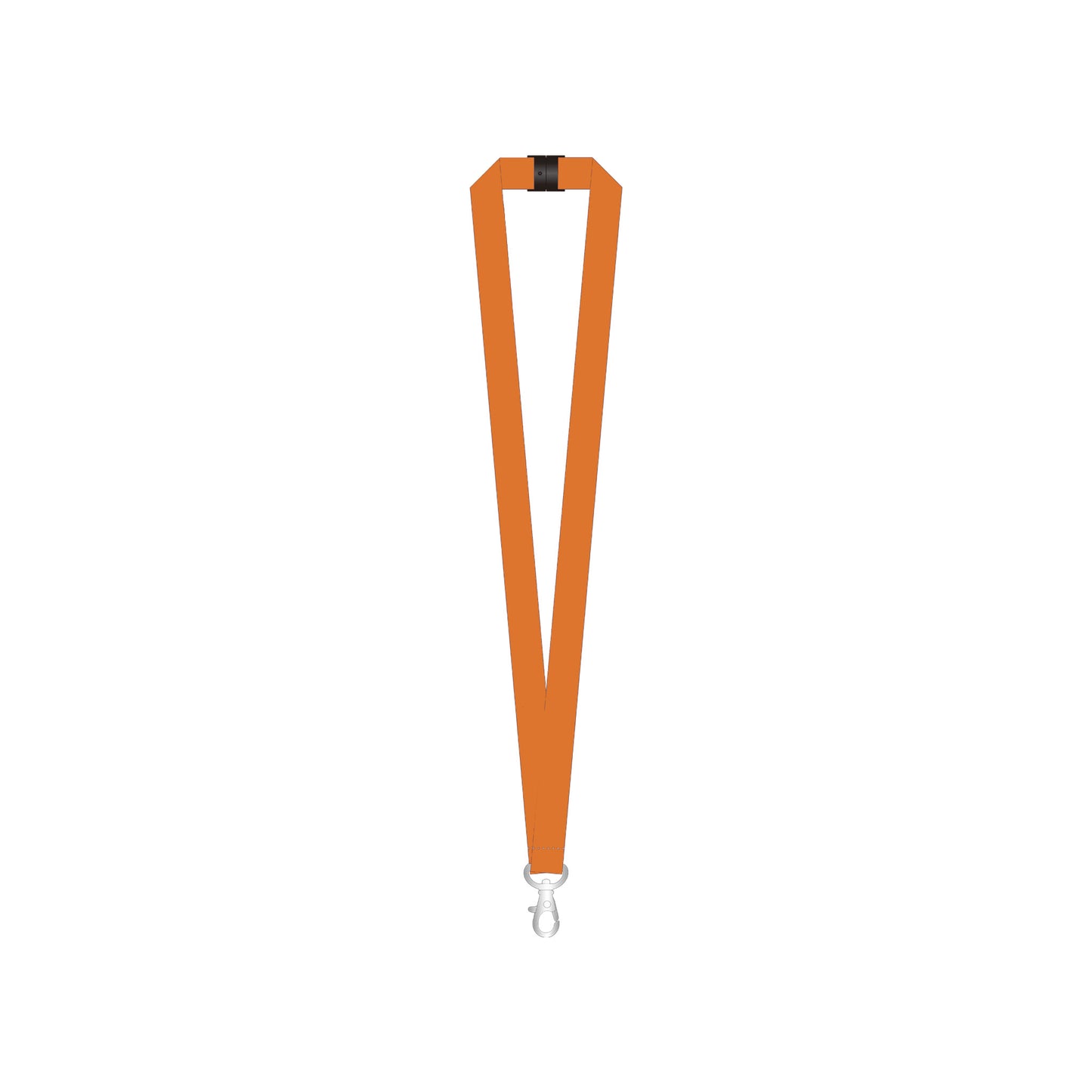 Custom Printed rPET Lanyard Promotional The Ethical Gift Box (DEV SITE) Orange  