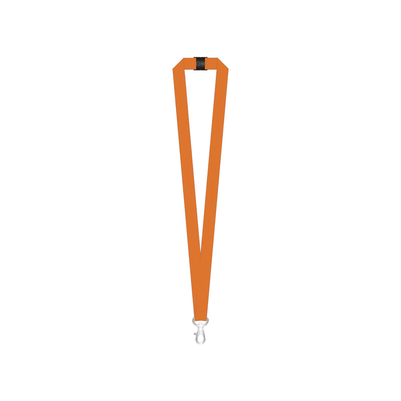 Custom Printed rPET Lanyard Promotional The Ethical Gift Box (DEV SITE) Orange  
