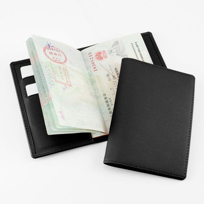 Porto Recycled Passport Case Accessories The Ethical Gift Box (DEV SITE) Black  